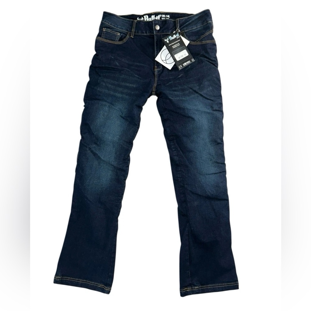 Bull-it SR6 Motorcycle Jeans Vintage Blue Covec Padded Women’s Size 10 US - Picture 13 of 13